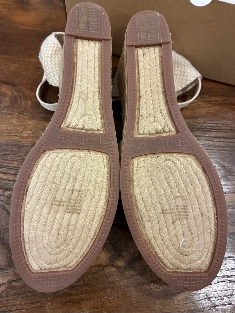 J.Crew Factory Crochet Espadrille Wedges
